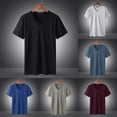thumbnail image 2 of Mens Short Sleeve T-Shirts Summer Ice Silk Modal Quick Drying Cool Feeling Tops, 2 of 7