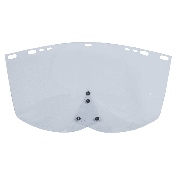 Jackson Safety Replacement Windows for F30 Acetate Face Shields - Clear - 9" x 15" x .040" - P Shaped - Unbound