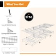 thumbnail image 6 of eShelf 2-Pack Wall Shelf Steel Garage Shelving Storage Rack 24" by 72" (2x6 ft) White, 6 of 9