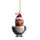 thumbnail image 3 of Colgante acrílico creativo con forma de gallo y pollo para árbol de Navidad, llavero para interior de coche, decoración, regalo de Navidad, 3 of 5