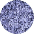 thumbnail image 1 of Ahgly Company Machine Washable Indoor Round Transitional Deep Periwinkle Purple Area Rugs, 7' Round, 1 of 7