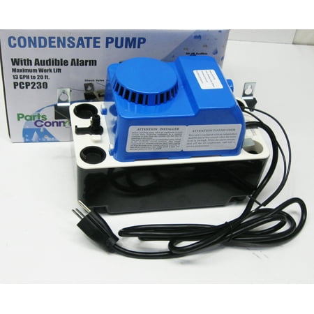 - Air Conditioning 230 VOLT Condensate Removal Pump with Safety Switch and Alarm 20 Lift