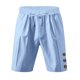 thumbnail image 5 of pstuiky Pantalones cortos para hombre, Pantalones cortos de lino con cintura elástica y botones de color liso para hombre, versátiles y a la moda. Pantalones cortos cargo, 5 of 9