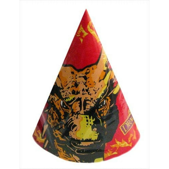 Dragon Heart Cone Hats (8ct)