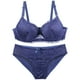thumbnail image 1 of Karight Womens Bras and Panty Sets Push Up Lace Bras Set Plus Size Embroidery Bra Comft Underwear Lift Up Underwire Bra, 1 of 4