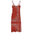 thumbnail image 4 of Red Bandana Sleeveless Dress dress woman 2025 women's clothing korea stylish beach outfits for women, 4 of 5