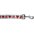 thumbnail image 2 of Pet Dog  Cat Nylon Collar or Leash, "Pizza Party", 2 of 2