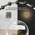 thumbnail image 4 of Yayeee LED Night Lights with Motion Detectors Auto Dusk to Dawn Light Sensors, 2 Pack, Green Plants, 4 of 7