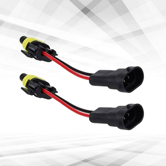 FONWILYO 2Pcs Fog Light Harness Connector for Installation 14*2.8Cm Plastic