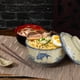 thumbnail image 4 of ColoMX Juego de 2 tazones de cerámica para ramen (con tapa, cuchara y palillos), tazón vintage para fideos instantáneos de 750 ml, vajilla china asiática para el hogar., 4 of 7