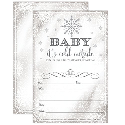baby it's cold outside invitations