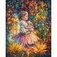 thumbnail image 1 of Cuadros Decorativos Kit de pintura al óleo de niña pequeña por números pintura acrílica DIY sobre lienzo sin marco Likrtyny embutido en tela, 1 of 1