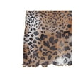 thumbnail image 5 of Women's Bodycon Dress, Halterneck Sleeveless Leopard Printed High Waist Skinny Mini Dresses, 5 of 8