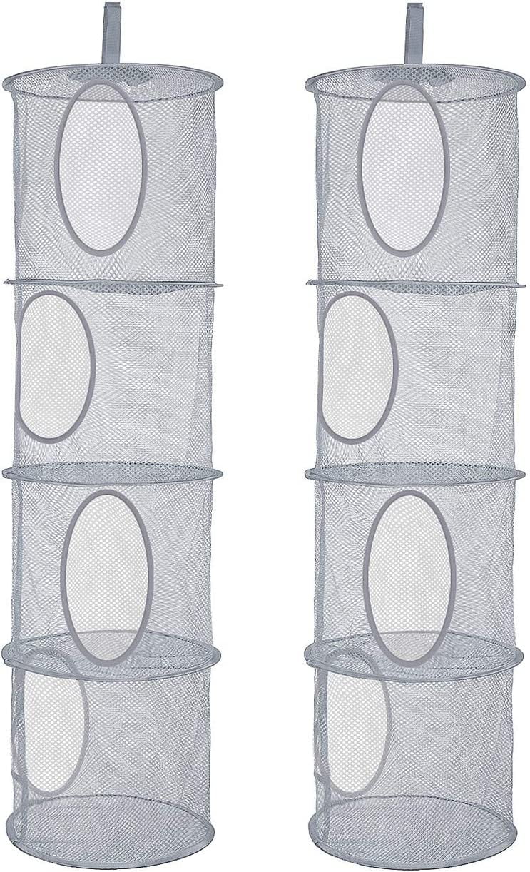 2Pcs Stuffed Animal Storage Foldable Stuffed Animal Net or Hammock