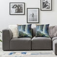 thumbnail image 2 of BANET Navyblue Covers, Decorative Pillow Covers Digital Printing for Sofa Invisible Zipper 12x12in, 2 of 7