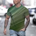 thumbnail image 4 of BOBOGOJP T-Shirts pour Hommes Mode Printemps Été Col Rond Uni Chandail Manches Courtes Hauts (Vert Armée,m), 4 of 5