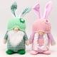 thumbnail image 3 of Oreja Gnomos Conejito Juguete Pascua Mini Conejo Enano Figura Decoraciones para Fiestas En El Hogar 2 Piezas, 3 of 9