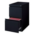 thumbnail image 5 of Hirsh 23" Deep Mobile Pedestal File Cabinet 2 Drawer File-File, Letter Width, Black, 5 of 7