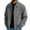 Dark Gray, variant on Men's Minimalist Solid-Colored Casual Long-Sleeve Button Jacket, Army Green, L