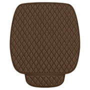 PRINxy Car Seat Cushion Car Seat Protector Car Front Seat Covers Non-slip Breathable Four Seasons Universal Car Cushion For Car SUV Truck Coffee