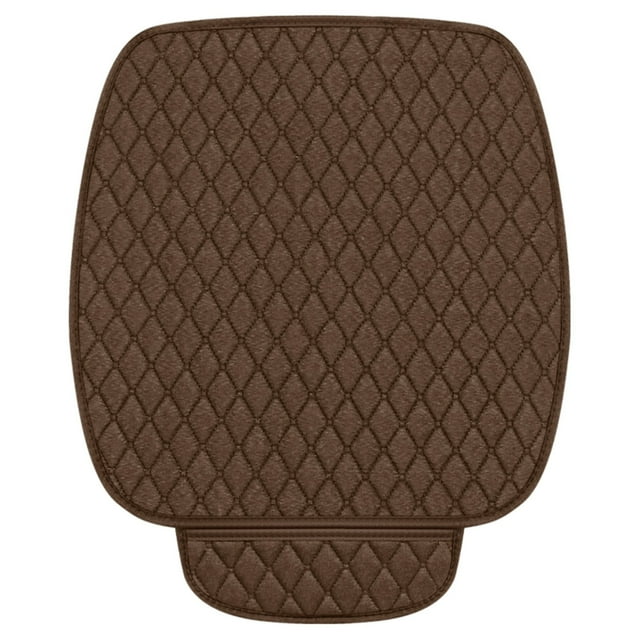SDNall Universal Car Seat Cushion Protector, Non-Slip Breathable Front Seat Cover, Half Surround Design with Storage Pouch, Car Seat Protector for Car Suv Truck