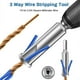 thumbnail image 4 of Wire Twisting Tool 3 Way/ 5 Way Wire Stripping Tool and Wire Cap Twisting Tool with 1/4 Inch Chuck(Blue) Wire Stripper, 4 of 5