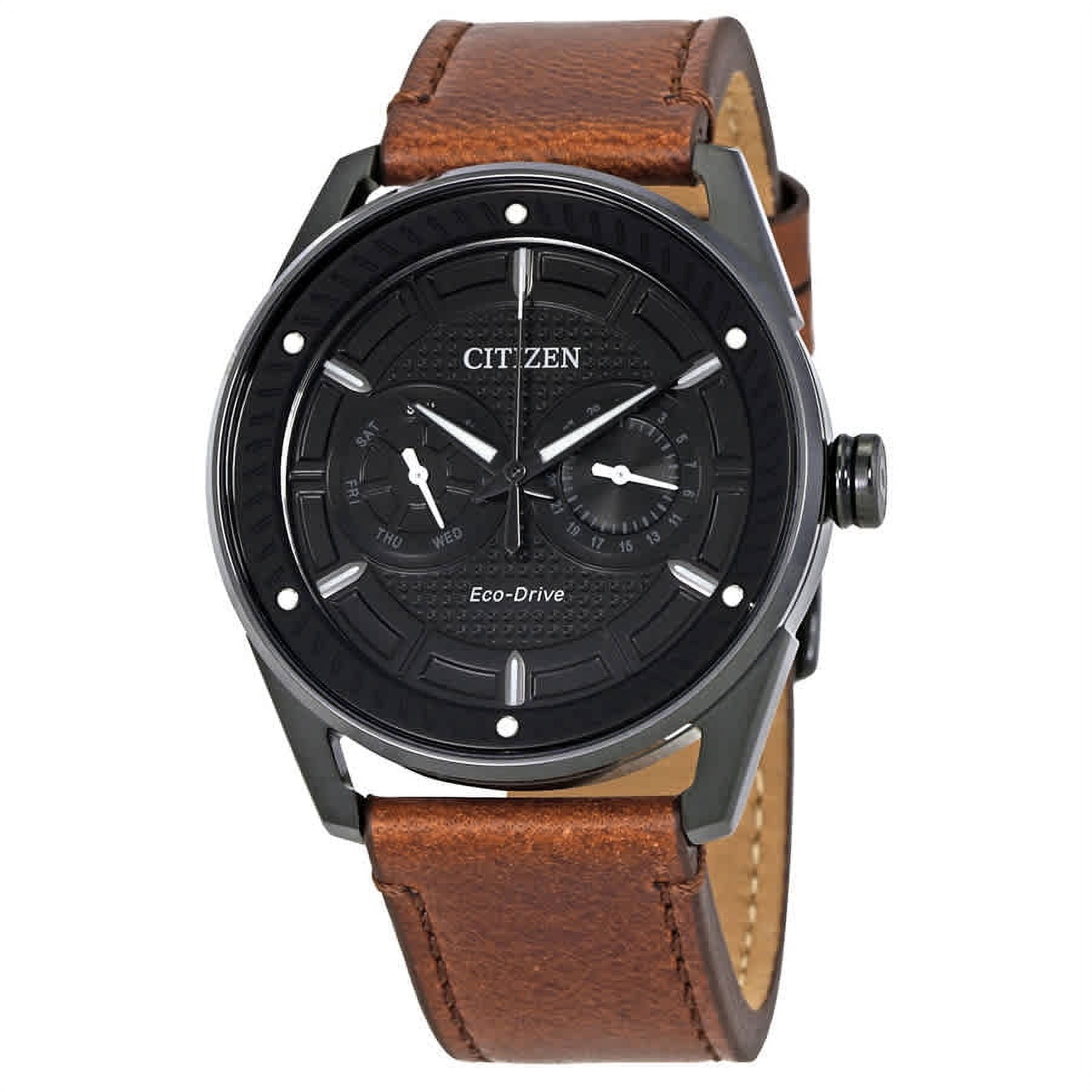 Citizen, Men's Eco-Drive Chandler Watch BM8478-01L, Brown Strap