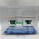 thumbnail image 4 of [Paquete de 2] Dispensador automático de agua para pájaros para jaula, dispensador transparente para pájaros, alimentador de alimentos, alimentador de frutas y verduras de plástico, 4 of 5