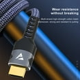 thumbnail image 4 of 8K HDMI Cable 2.1 48Gbps  High Speed HDMI Braided Cord-4K@120Hz 8K@60Hz, DTS:X, HDCP 2.2 & 2.3, HDR 10 for Compatible Laptop/PS5, 4 of 13