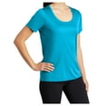 thumbnail image 4 of Yellow Rooster Women's Posi-UV Pro Scoop Neck T-Shirts Sapphire 3XL, 4 of 6
