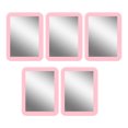 thumbnail image 2 of YAOMOBB Rounded Corner Mirror Portable Clear View Makeup Mirror Set 5Pcs Magnetic Locker Mirror for School or Bathroom Use, 2 of 7
