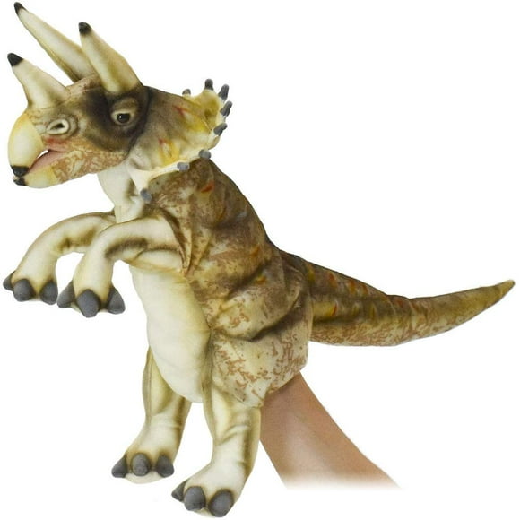 Marionnette à Main - Hansa - Triceratops 17" Peluche Nouveau 7764
