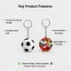 thumbnail image 5 of Llavero Tqnorycdil 2 piezas balón de fútbol Copa Mundial 2026, 5 of 7