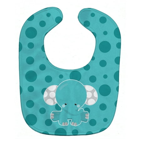 

Carolines Treasures BB6836BIB Polkadot Elephant Baby Bib 10 x 13 multicolor