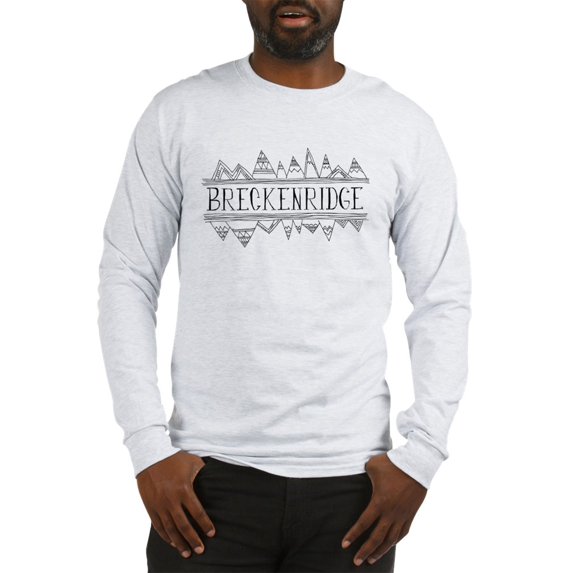 CafePress - Breckenridge Mountains Long Sleeve T Shirt - Unisex Cotton Long Sleeve T-Shirt