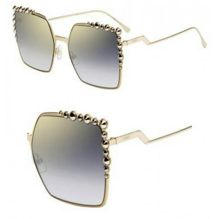 Sunglasses Fendi Ff 259 /S 0J5G Gold / FQ gray sf gold sp lens
