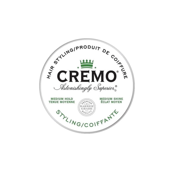 Cremo Thickening Hair Styling Pomade, Medium Hold, Medium Shine