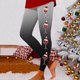 thumbnail image 4 of Leggings Deportivos Gibobby para Mujer Estampados Navideños Gris M, 4 of 5