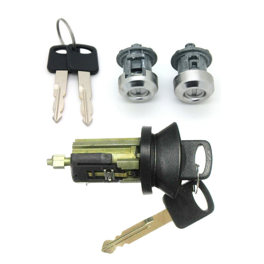 Left Right Door Lock Ignition Cylinder with Keys For Ford F150 F250 E150 703362