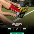 thumbnail image 5 of LUX Soccer Grip Calf Socks Red Adult Anti Slip Football Performance Socks EU 39-46, 5 of 9
