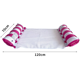 thumbnail image 2 of 2 uds fila flotante inflable de red colgante para piscina plegable-hamaca a rayas-rosa roja (cilindro de aire) Ormromra CPB-DE-WX360-3, 2 of 5