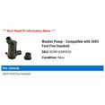 thumbnail image 2 of Washer Pump - Compatible with 2005 Ford Five Hundred, 2 of 2