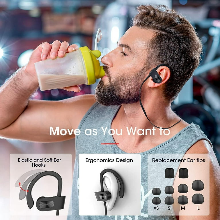 Mpow Flame Wireless Running Earbuds, Blue photo 5