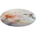 thumbnail image 4 of Flower Hummingbird Round Rugs -Washable Non-Slip Small Round Area Rug Throw Soft Circle Rugs for Bedroom, Modern Print Indoor Carpet for Entryway Sofa Living Room, 4 of 6