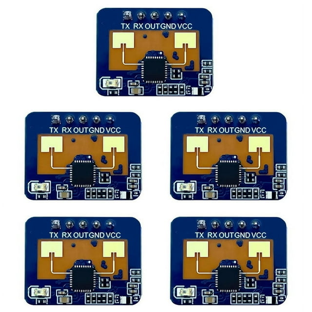 5X 24G MmWave LD2410C Human Presence Radar Sensor Motion Detection Module