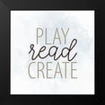 thumbnail image 2 of Allen, Kimberly 12x12 Black Modern Framed Museum Art Print Titled - Play Read 1, 2 of 5