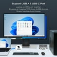thumbnail image 3 of USB 3.0 Switcher 2 Computers, USB-A & USB-C Switch Selector 2 PC Share 4 USB Devices, with Desktop Controller & USB 3.0 Cable, 3 of 7