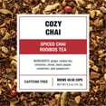 thumbnail image 4 of Tiesta Tea - Cozy Chai, Relaxer Loose Leaf Tea Blend, Spiced Chai Rooibos Tea, Caffeine Free Herbal Tea, Make Hot or Iced & Up to 50 Cups - 5 oz Refillable Tin Can, 4 of 9