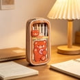 thumbnail image 5 of High Capacity Pencil Case, Aesthetic Big Pencil Bag Pouch Box Organizer Pen Case with Zipper, Kawaii Stationery Storage and Organizer, Classroom Office Supplies for Teen and Adult, 5 of 6