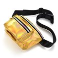 thumbnail image 2 of Women Workout Pouch Reflective Faux Leather Fanny Pack Cross Body Bag for Ladies, 2 of 10
